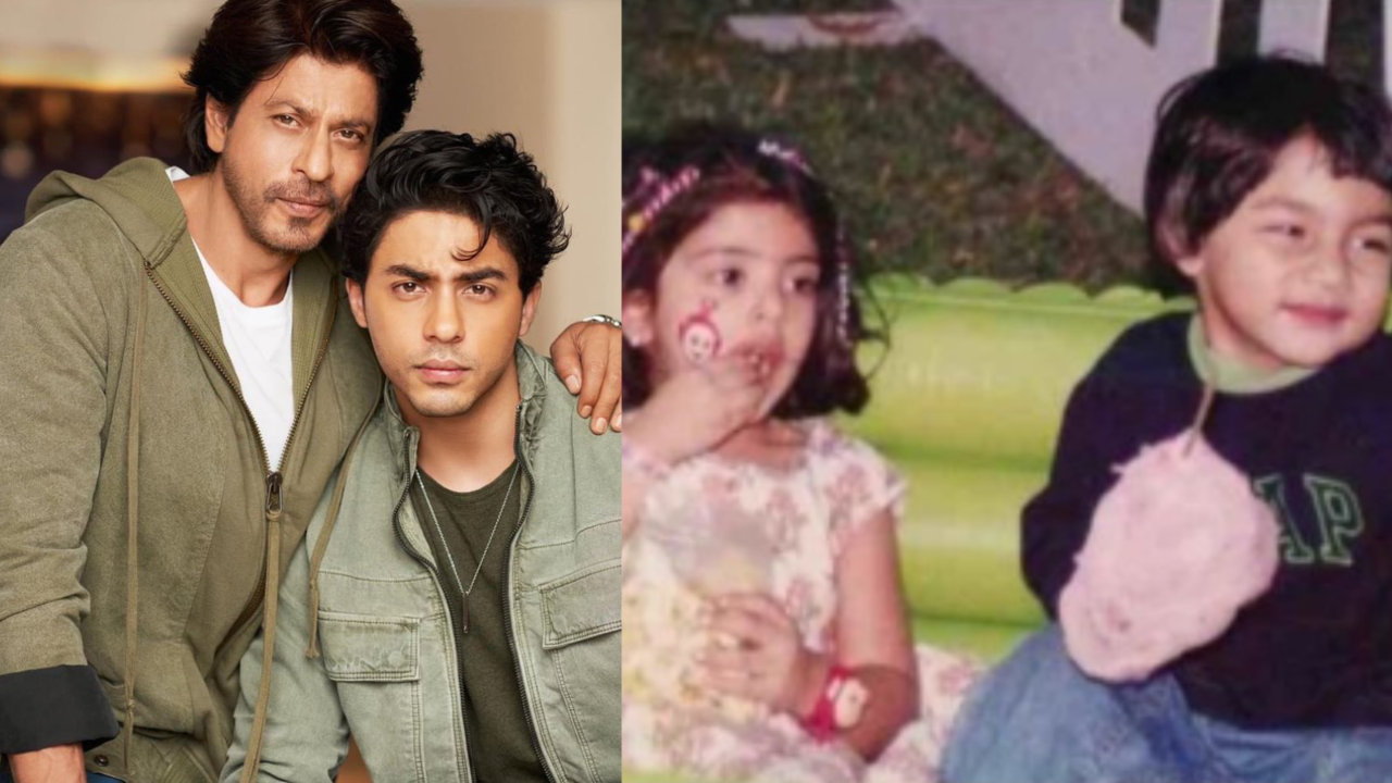 Aaryan Khan Looks Unrecognisable In Childhood Pics Shared By Navya Nanda, Cousin