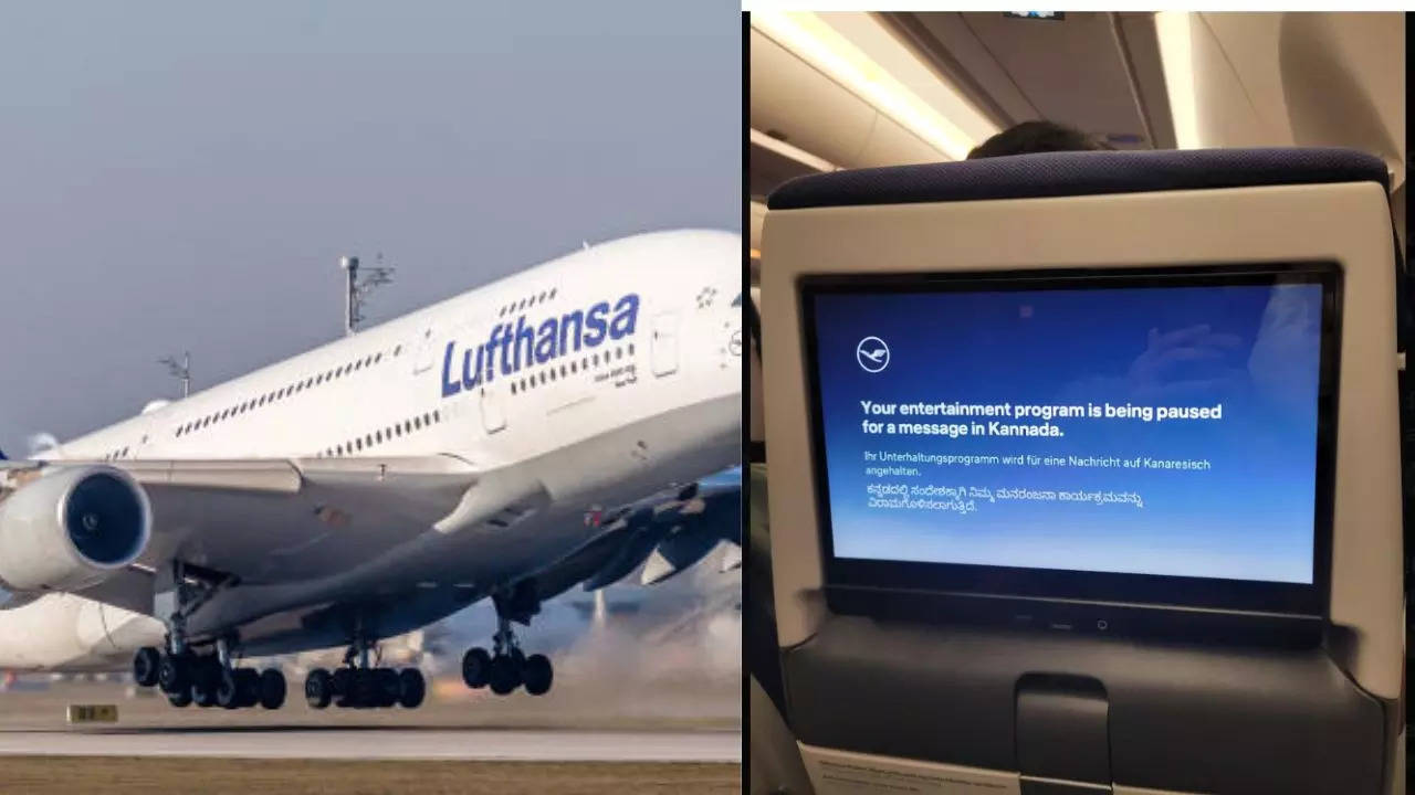 bengaluru flyer praises lufthansa airline for kannada announcement, ignites debate on language inclusivity