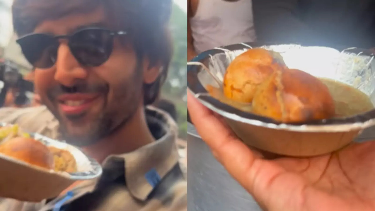 Kartik Aaryan Enjoys Litti Chokha In 'Lallan Top' Style At Street Stall In Patna, Gets MOBBED. Watch