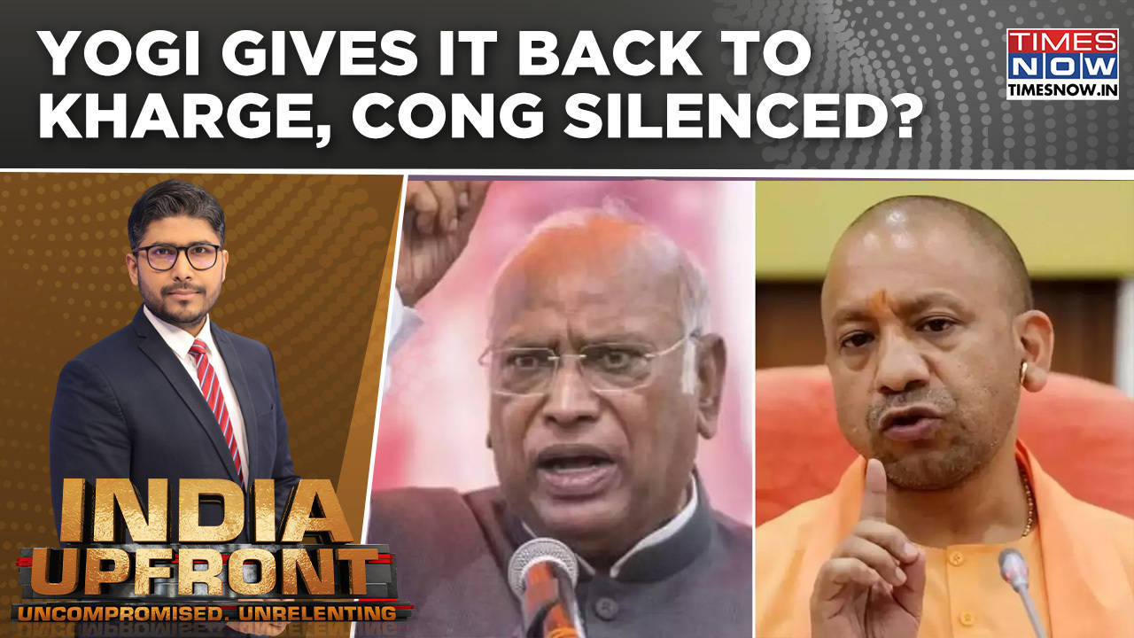 yogi rips oppn after kharge's'atanki' analogy, for congress'chup hain to safe hain'? india upfront