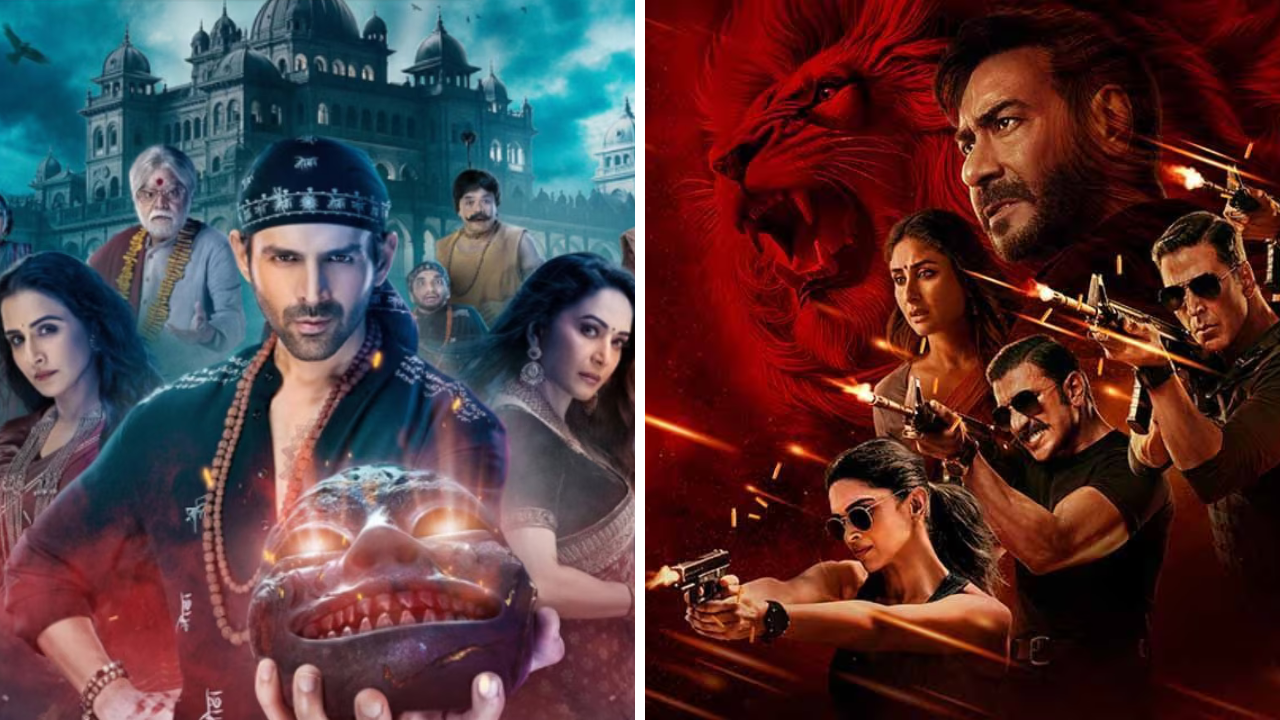 Bhool Bhulaiyaa 3 Vs Singham Again Movie Collection Day 12: Kartik Aaryan Film Catching Up, Earns DOUBLE On 2nd Tuesday