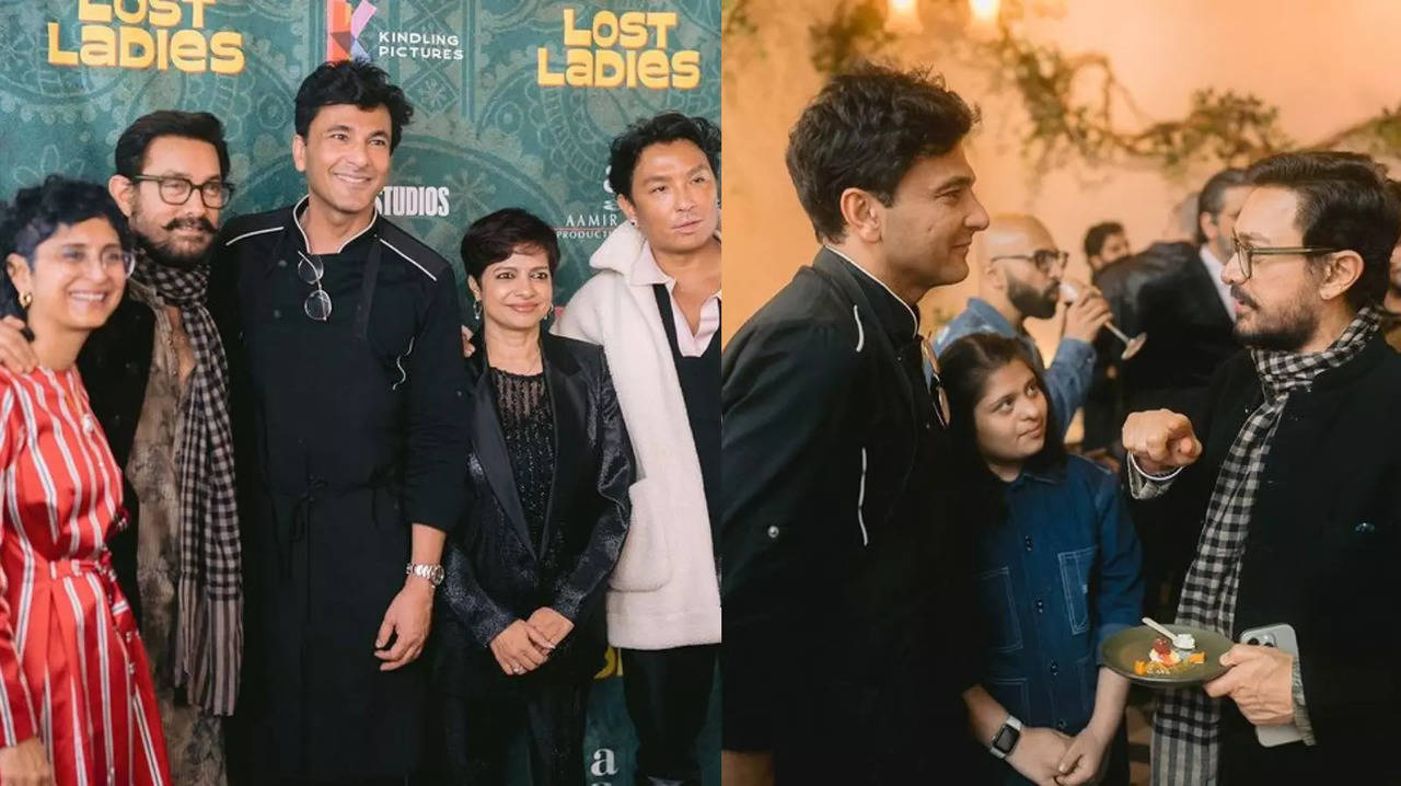 Laapataa Ladies Oscars Campaign Begins! Aamir Khan, Kiran Rao Attend Special Gathering Hosted By Vikas Khanna In NYC