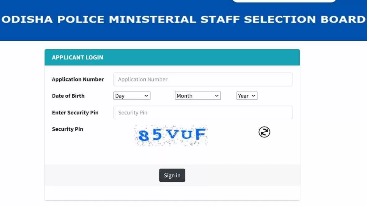 Odisha Police Jr. Clerk Admit Card 2024