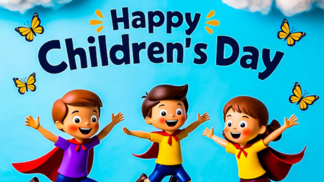 Happy Childrens Day 2024 Wishes Images Quotes LIVE Bal Diwas Whatsapp Status Best Messages Greetings SMS HD Photos to Share On November 14