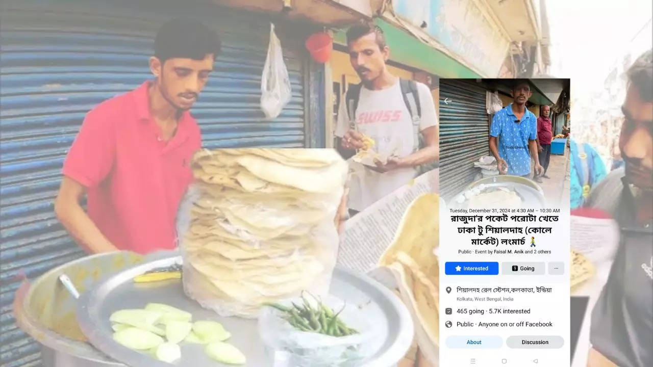 Viral Raju Da Paratha in sealdah also famous in bangladesh social media post goes viral