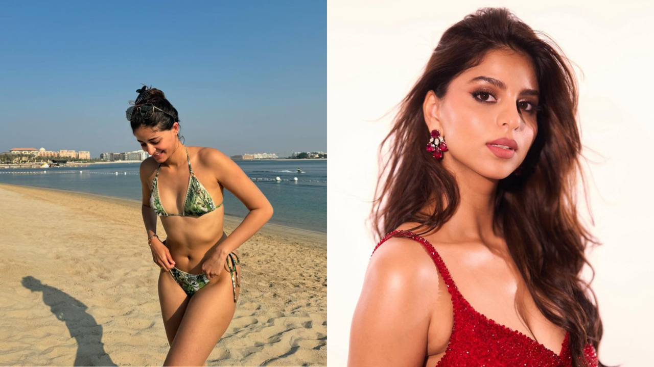 Ananya Panday Drops Stunning Bikini Pics As She Enjoys 'Sweet Getaway' On Beach, See BFF Suhana Khan’s REACTION