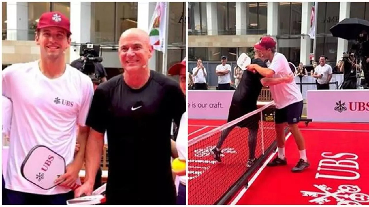 Andre Agassi Defies Age, Shows Quick Hands On Pickleball Court: Watch