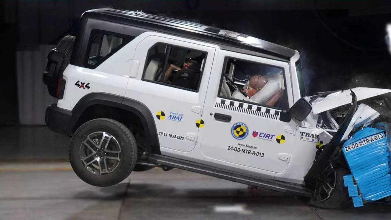 mahindra thar roxx bharat ncap crash tests