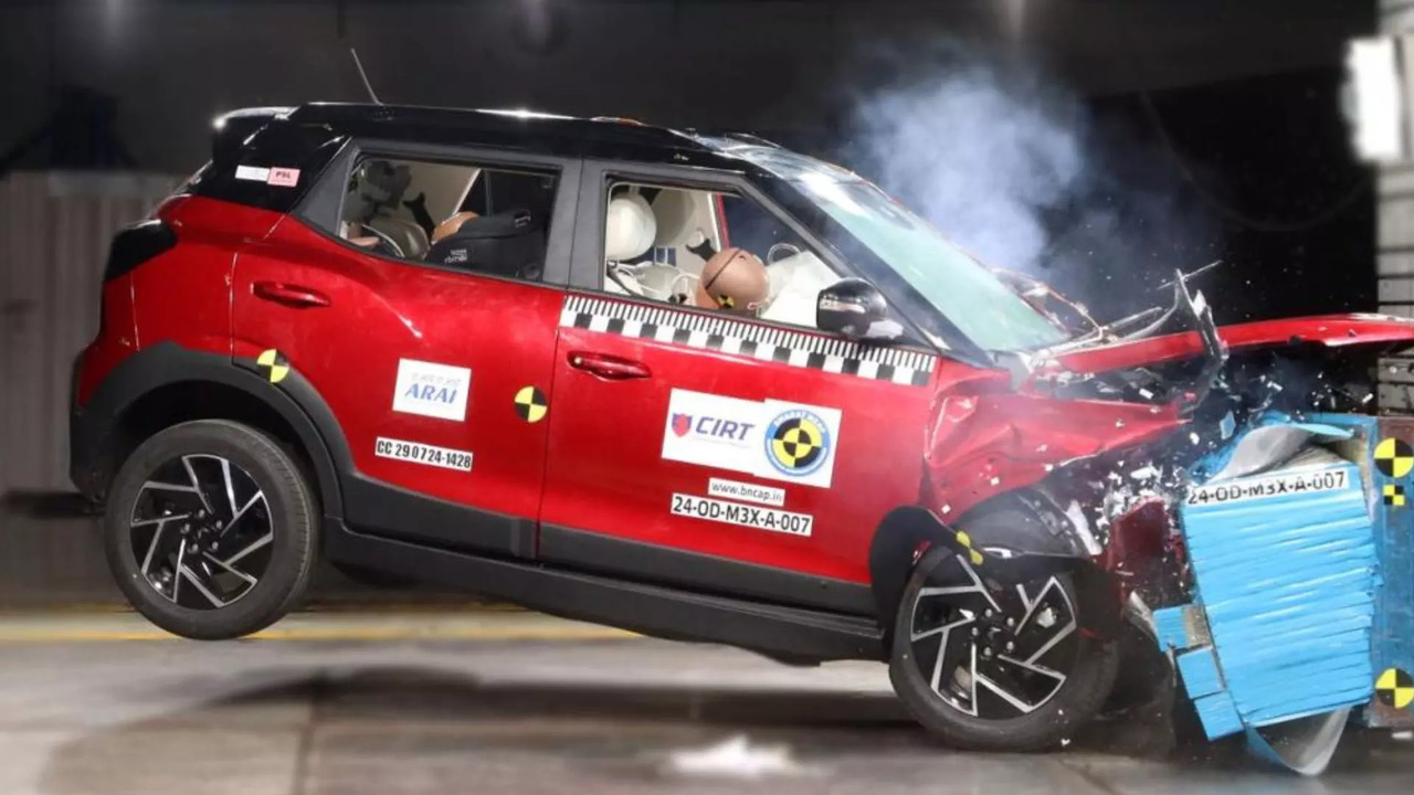 Mahindra XUV 3XO, XUV400 EV Scores 5-Star In Bharat NCAP Crash Tests | Times Now