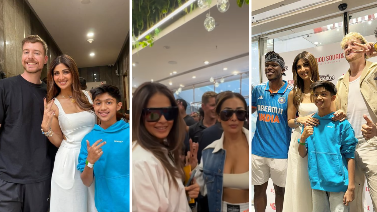 MrBeast and Logan Paul in India, Bollywood Parents Line Up With Their Kids To Welcome