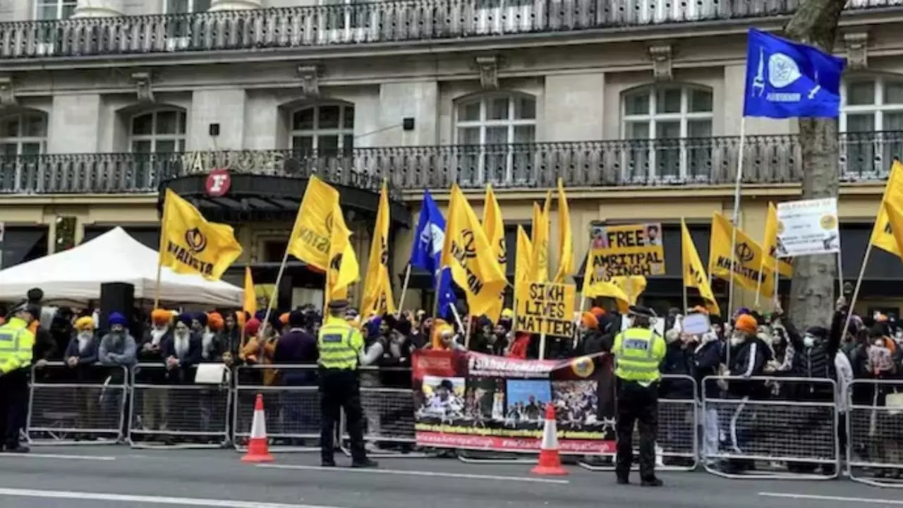 Khalistanis protest in Canada (File photo)