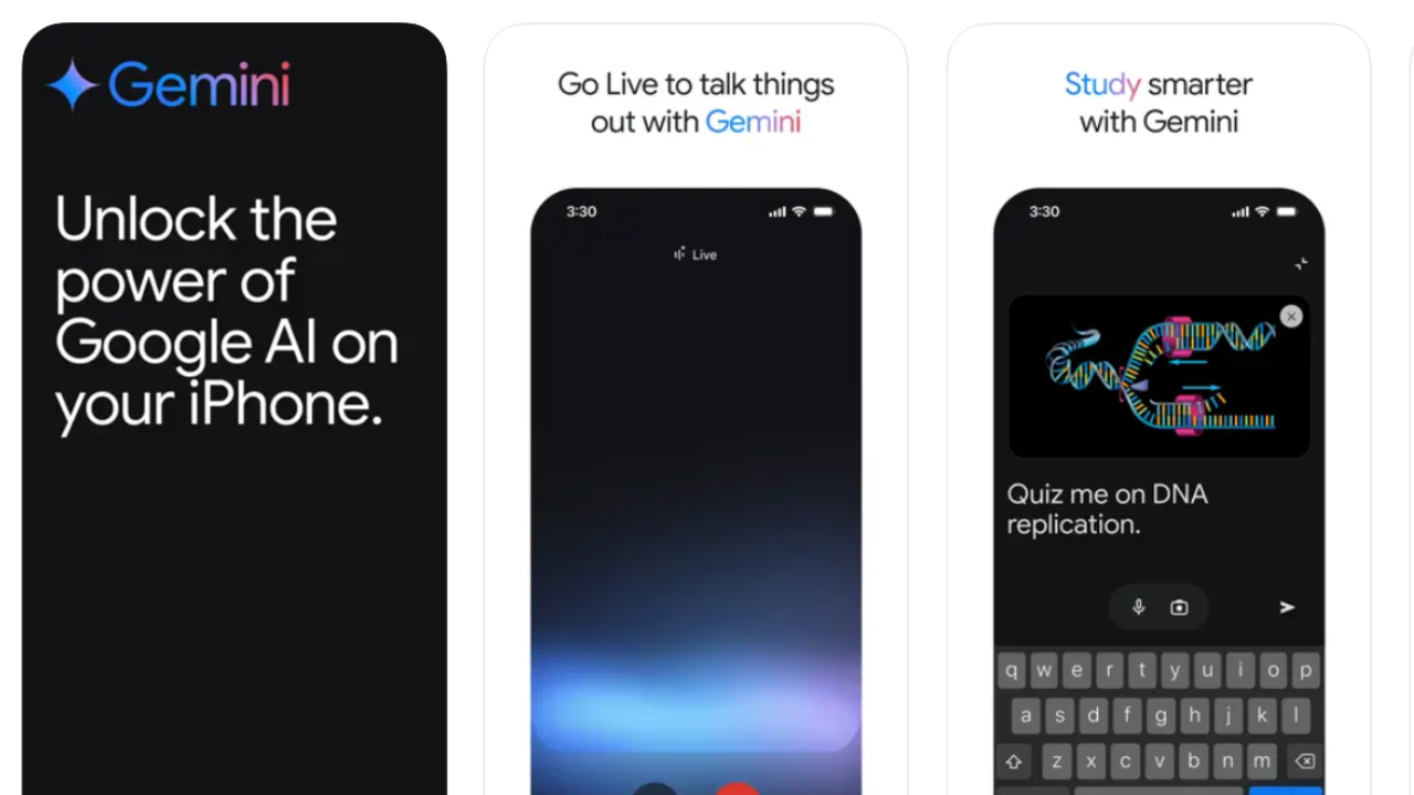 google gemini live app released for iphone users in india, how to use