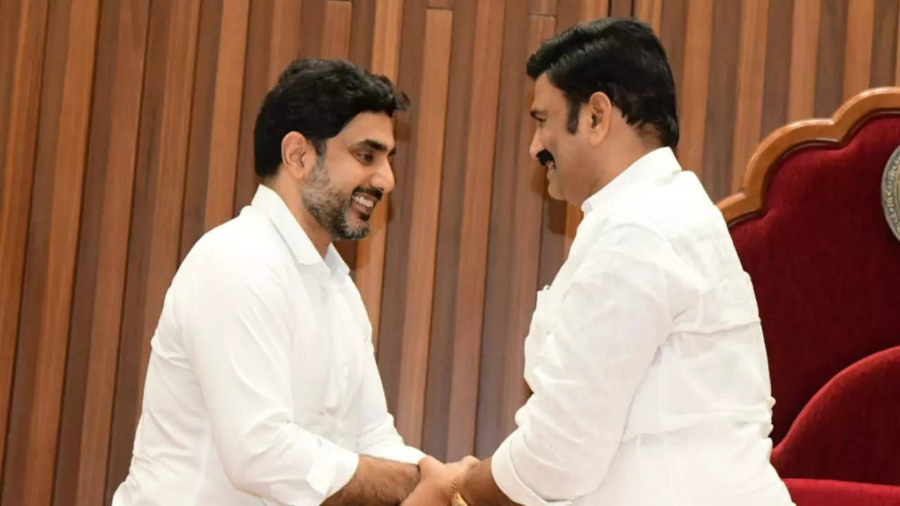 NARA LOKESH WITH DEPUTY SPEAKER RRR