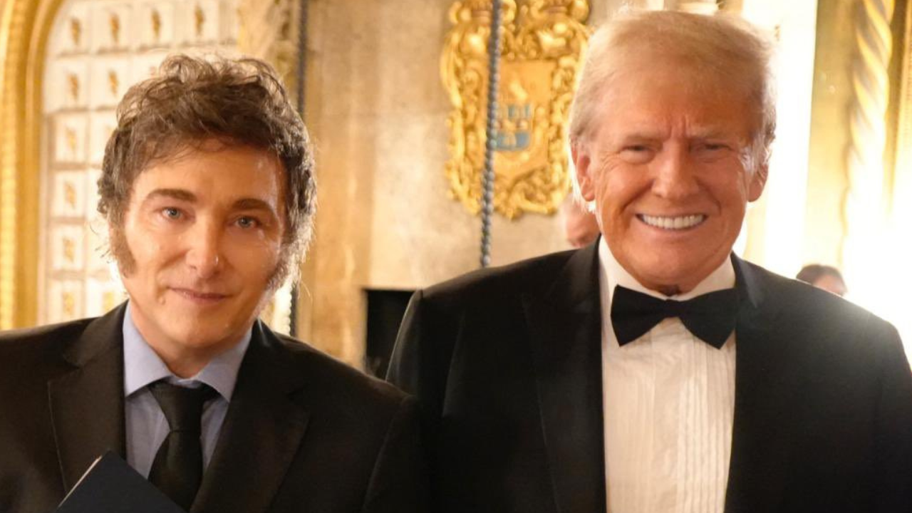 donald trump hosts argentina's president javier milei in first world leader meet post us election, calls him'maga person'