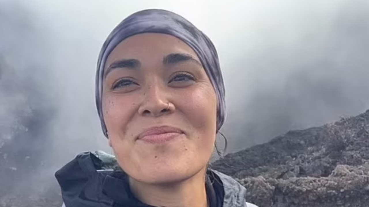 Hannah Kobayashi, 31, flew from her home in Maui