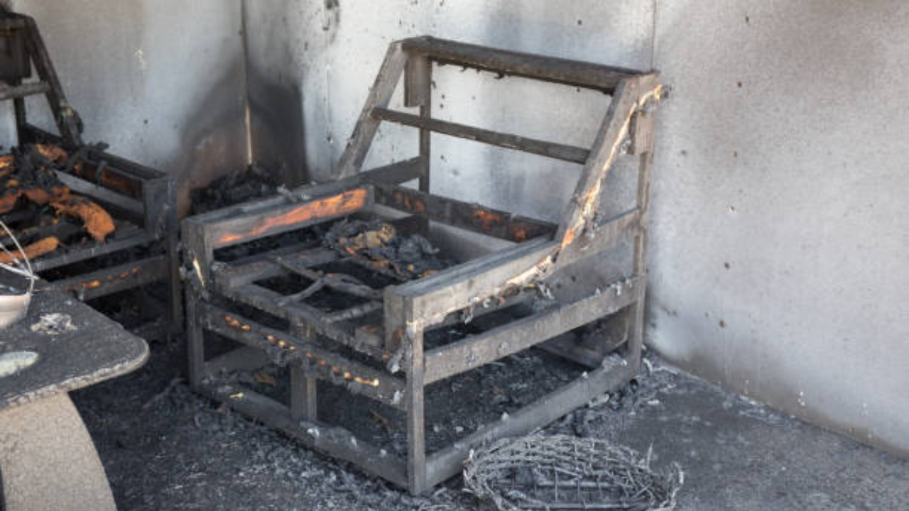 burnt chair