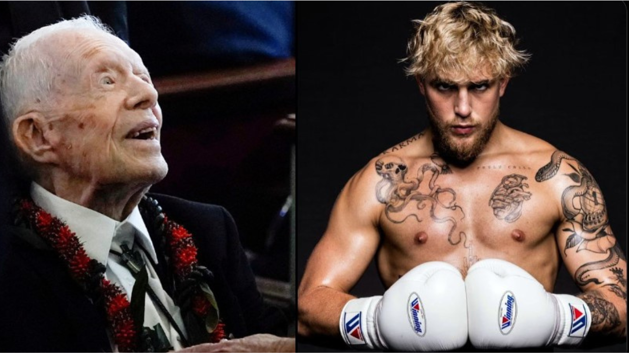 Jake Paul has challenged Jimmy Carter (age 100) to a boxing match after beating Mike Tyson