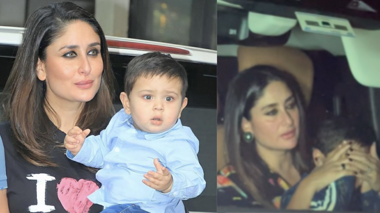 Kareena Kapoor Protects Little Munchkin Jeh From Flashlights In Adorable Video. Netizens Are All Heart