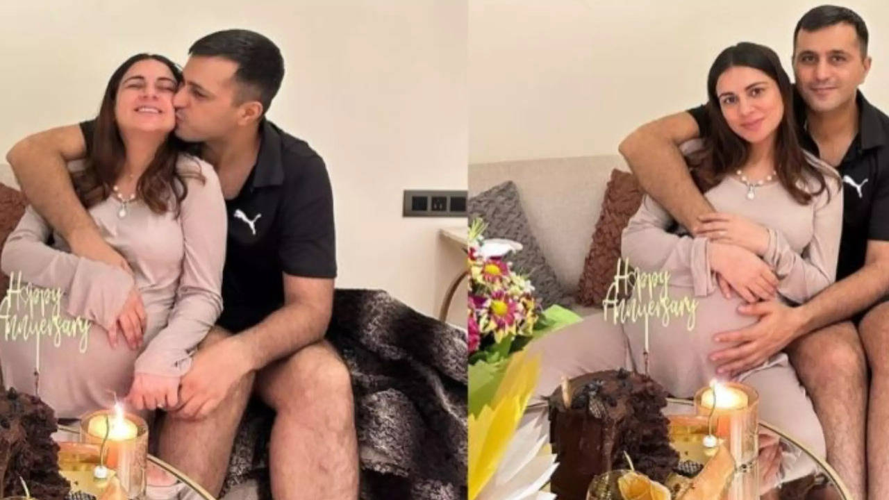 Mom-To-Be Shraddha Arya Flaunts Her Baby Bump As She Celebrates 3rd Wedding Anniversary With Hubby Rahul Nagal