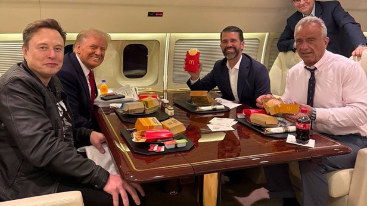 RFK Jr, Trump Eating A McDonald's Burger