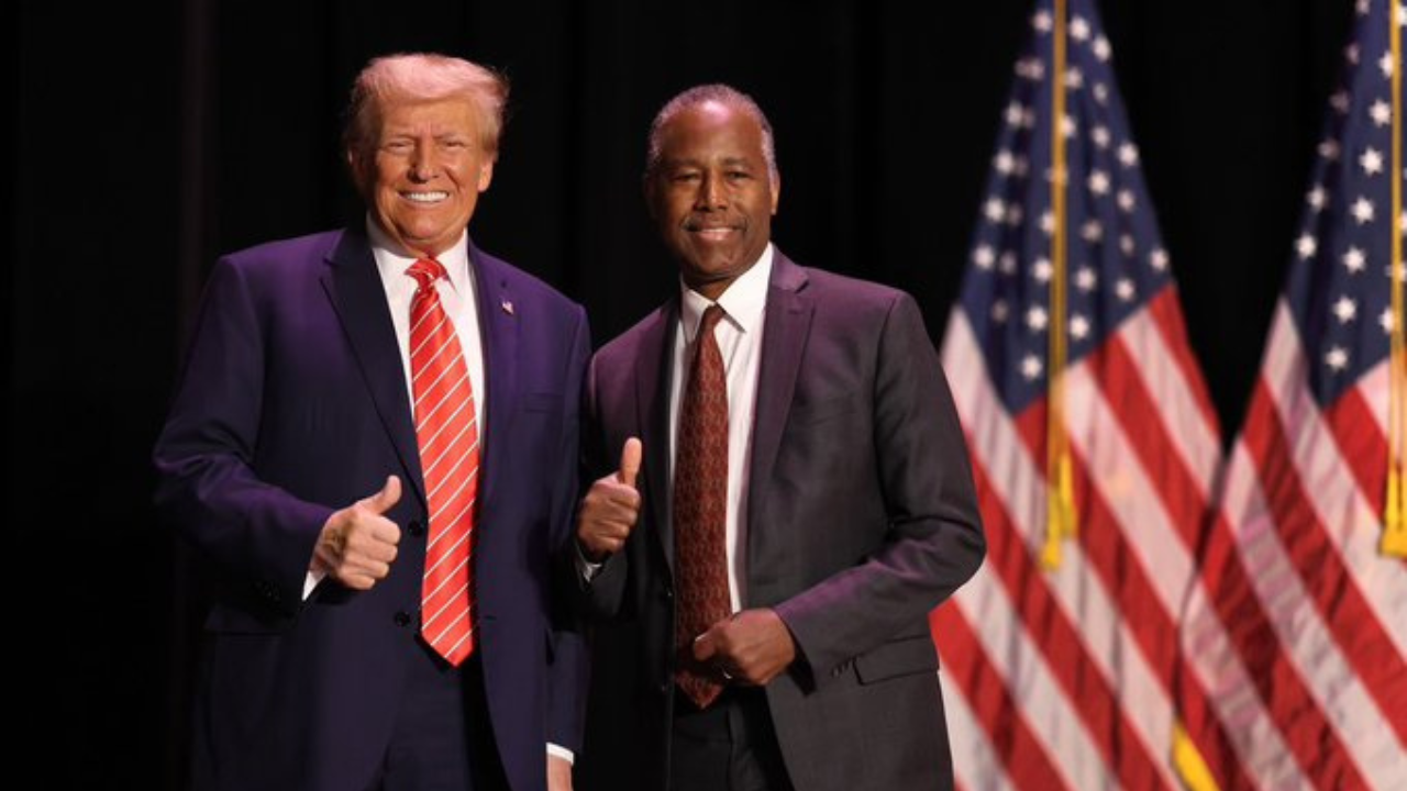 Ben Carson with Donald Trump