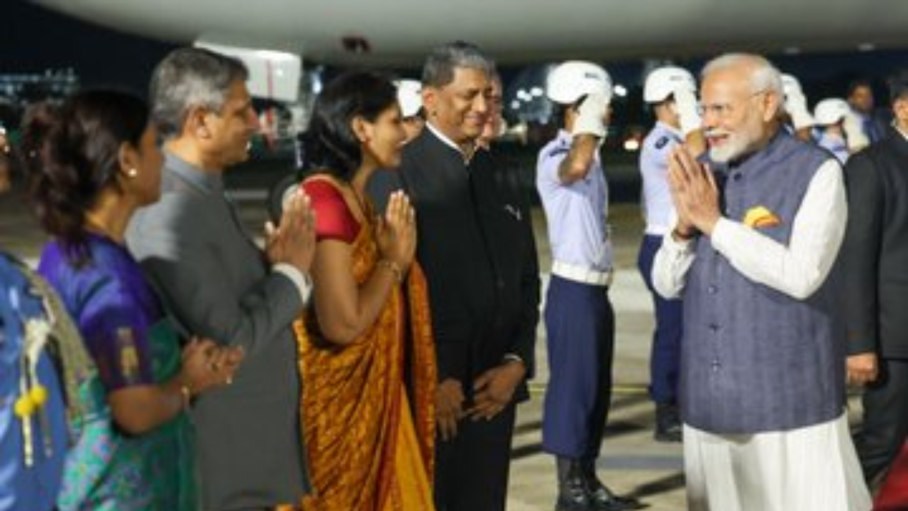 Breaking News LIVE PM Modi Gets Rousing Welcome At Rio de Janeiro With Sanskrit Chants - WATCH