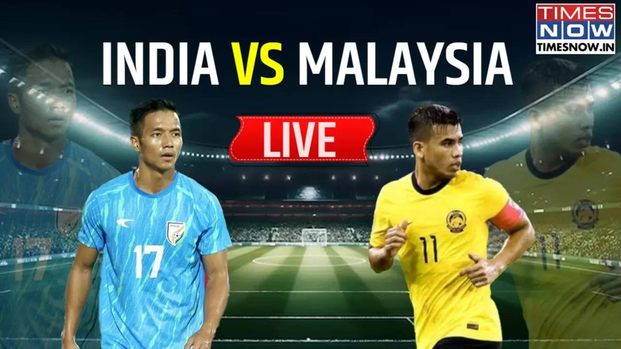 IND vs MAS Live Score Football Match Scored Levelled 1-1 At Half-Time