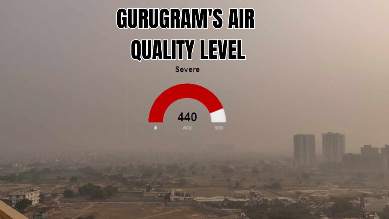 Gurgaon's AQI today (Representational Image)