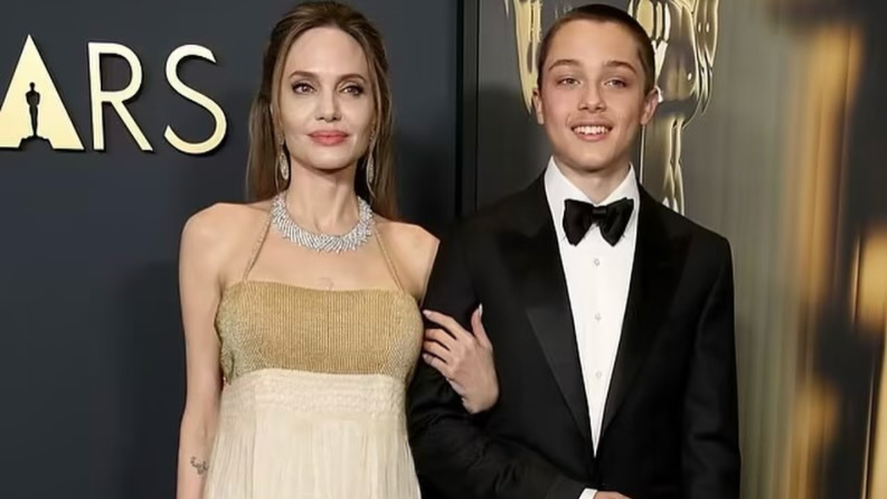 Angelina Jolie's vintage look for 2024 Governor's Awards