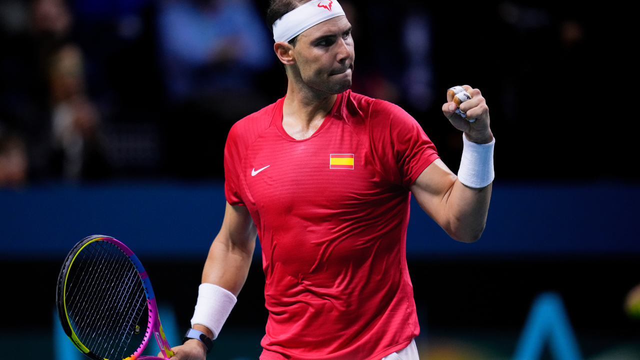 Rafael Nadal Spain Davis Cup 2024 AP