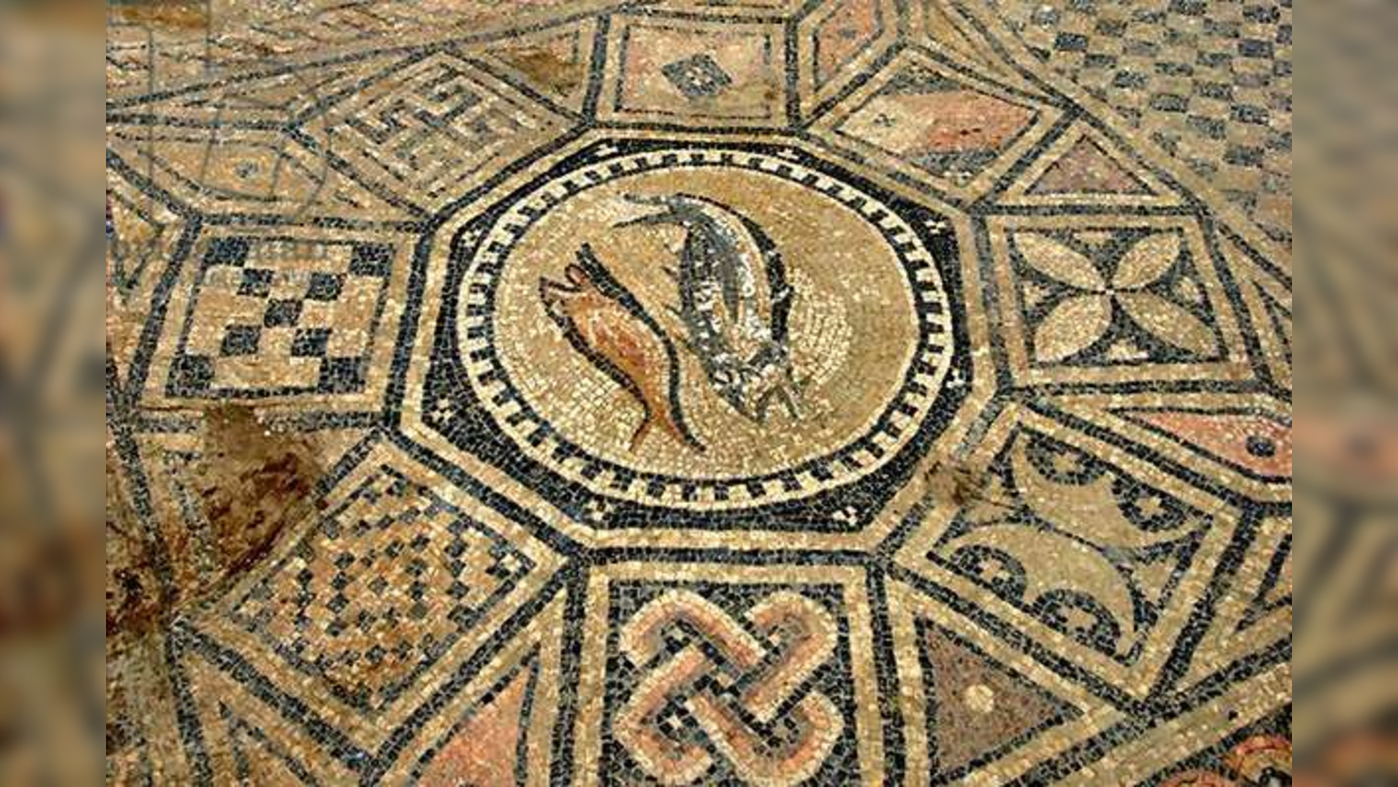 Megiddo Mosaic   (Photo Credits: X / Twitter)