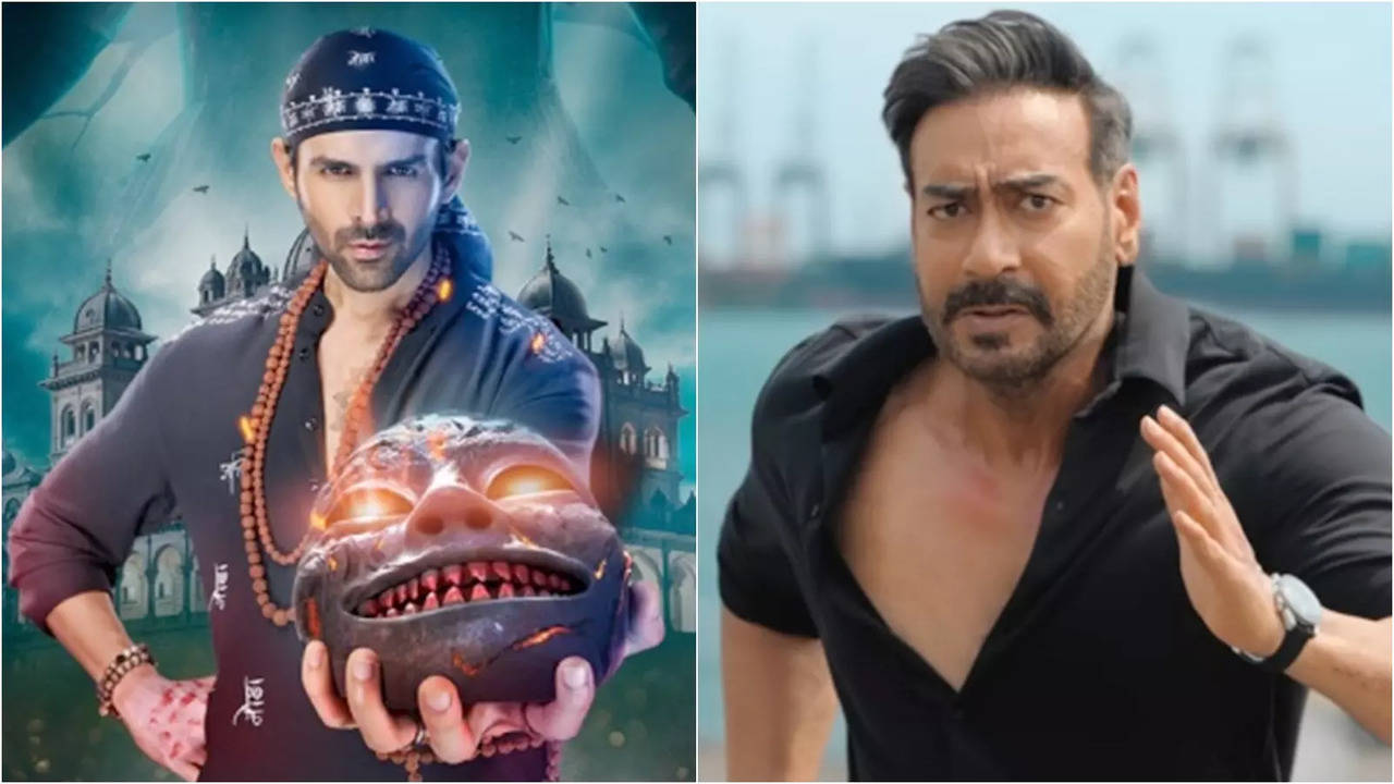 Bhool Bhulaiyaa 3 vs Singham Again Movie Collections: Kartik Aaryan Film Racing Ahead Of Ajay Devgn