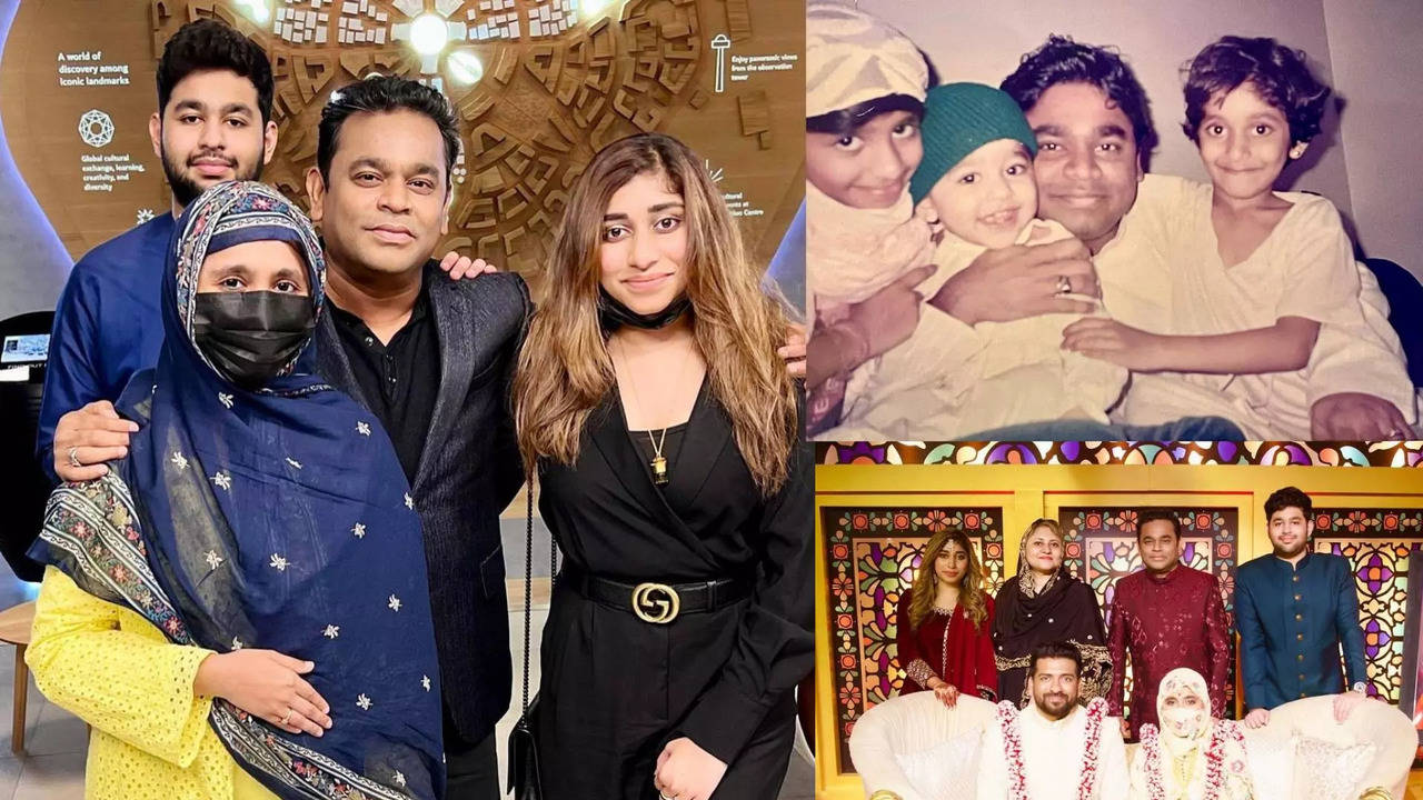 a r rahman children