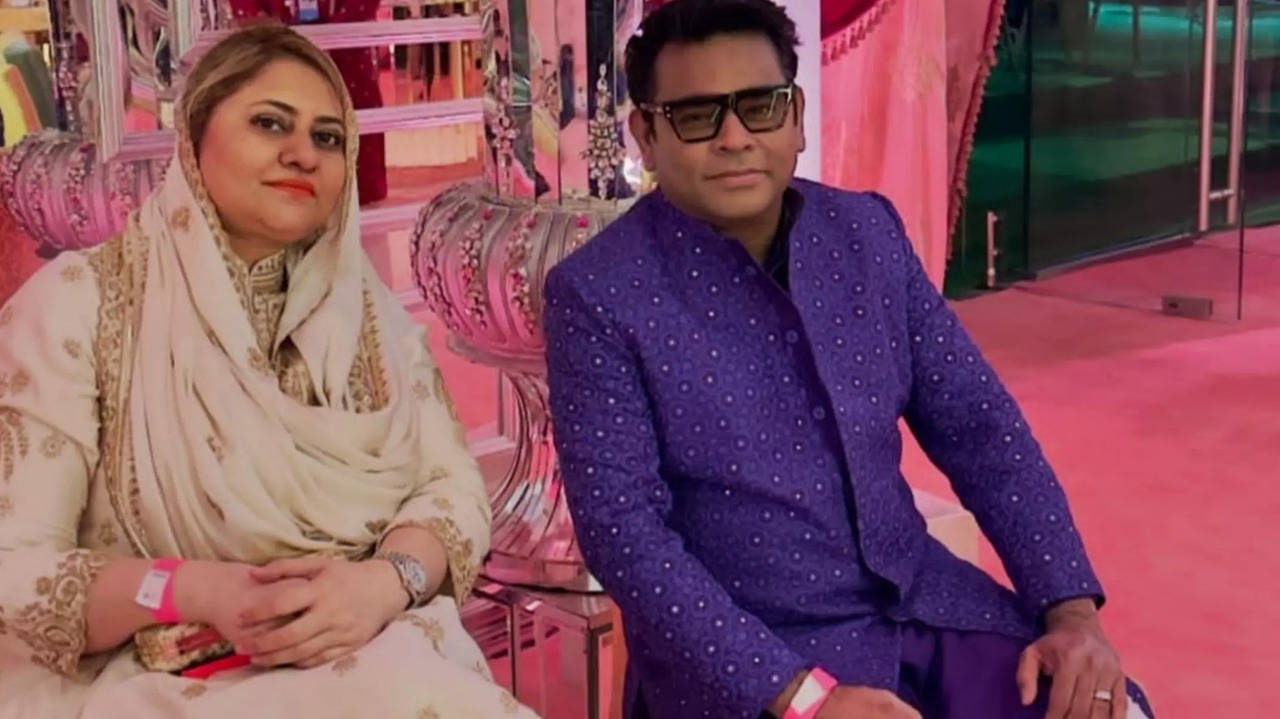 AR Rahman-Saira Banu’s Last Pic Together From Ambani Wedding Goes Viral After Separation News