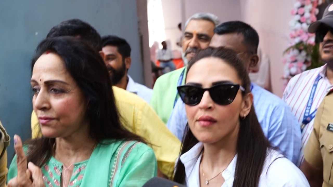 Maharashtra Assembly Elections 2024: Hema Malini Casts Vote With Daughter Esha Deol. Says, 'It Is Your Duty'