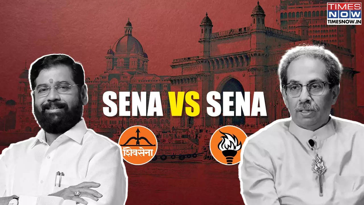 It's Eknath Shinde's Shiv Sena vs Uddhav Thackeray's Shiv Sena in Maharashtra