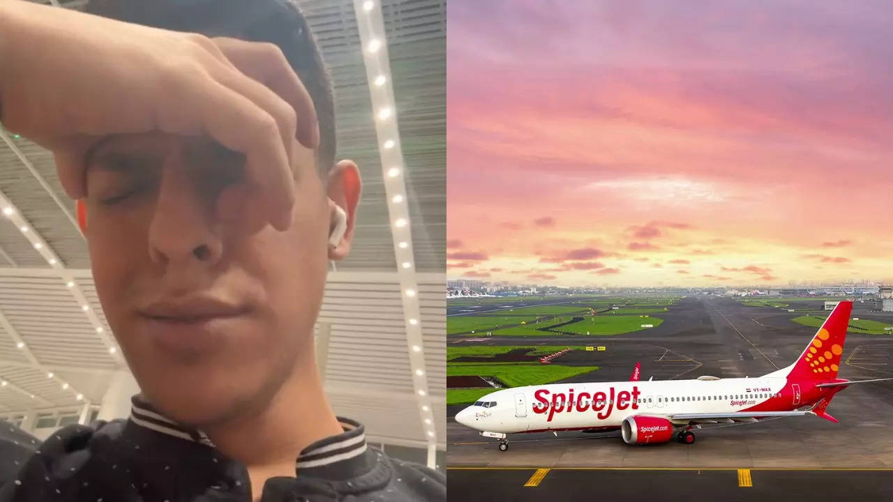 Anuj pranks SpiceJet by acting like an expectant father during a flight delay. | anuj.mp4/Instagram