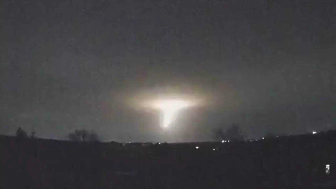 Russian ICBM attack on Ukraine (Image: X)