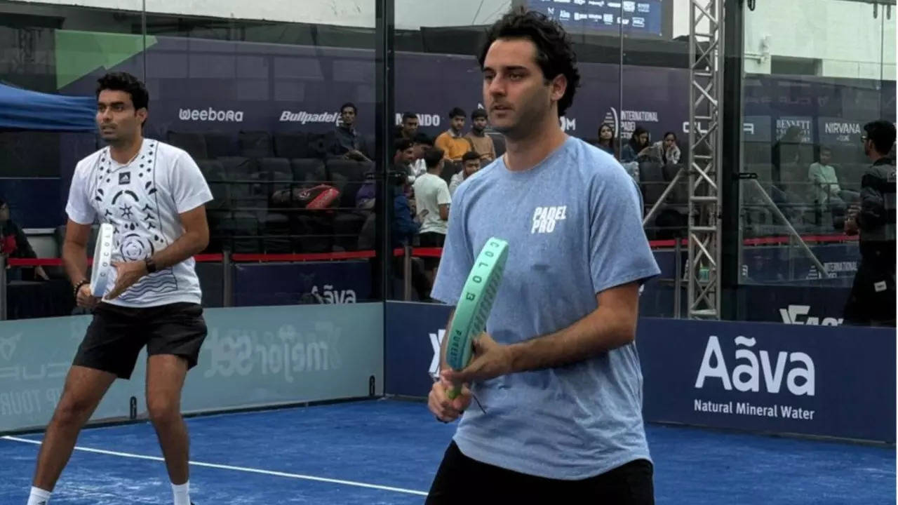 Digvijay Pratap Singh & Miguel Vega Martin vs Rakshit Chauhan And Param Yadav R032: Digvijay-Miguel Breeze Past Rakshit-Param To Qualify For R016 Of FIP Promotion India Padel Open