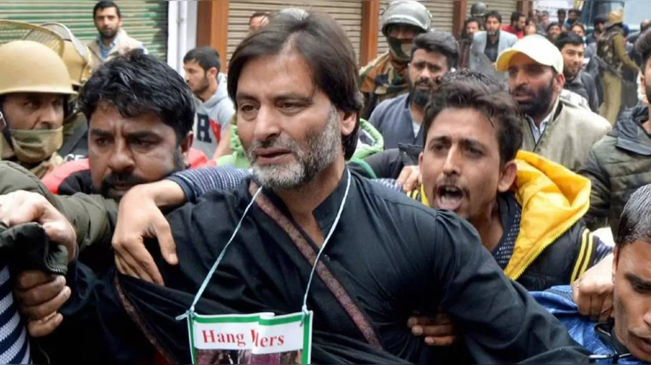 Separatist leader Yasin Malik is currently serving a life term in Delhi's Tihar Jail.