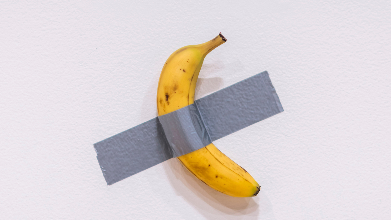 Justin Sun bought the iconic duct-taped banana artwork