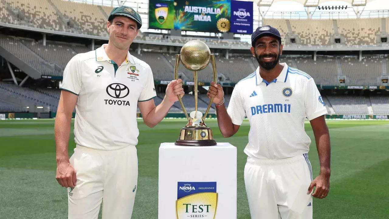 Pat Cummins and Jasprit Bumrah are the first pair of fast bowlers to captain an India vs Australia Test down under. | Courtesy: ICC