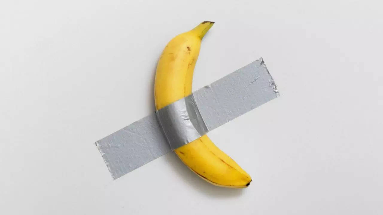 The Duct-Taped Banana Artwork Sold For $6.2 Million