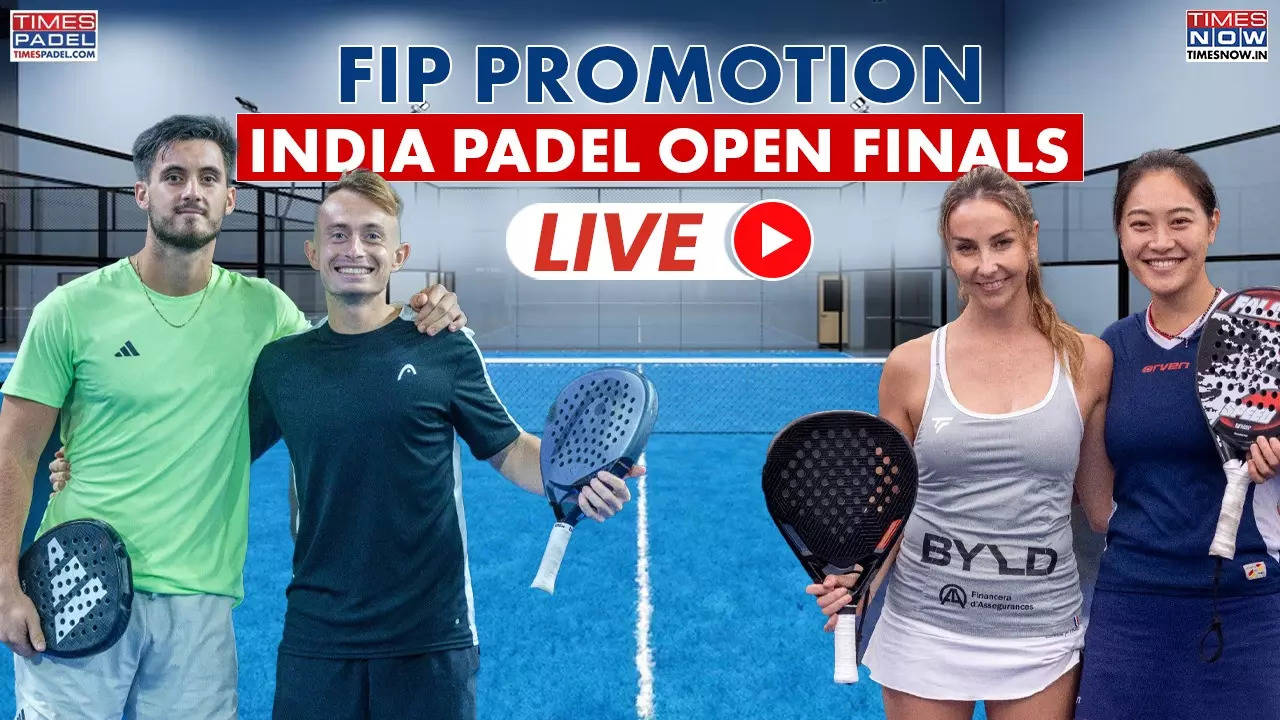 FIP Promotion India Padel Open Finals Live Ainize-Aitana Draw Parity Win Second Set 6-1