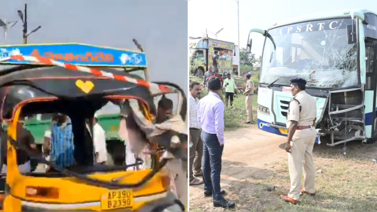 7 Killed As Auto-Rickshaw Collides With RTC Bus In Andhra's Anantapur, Driver Held