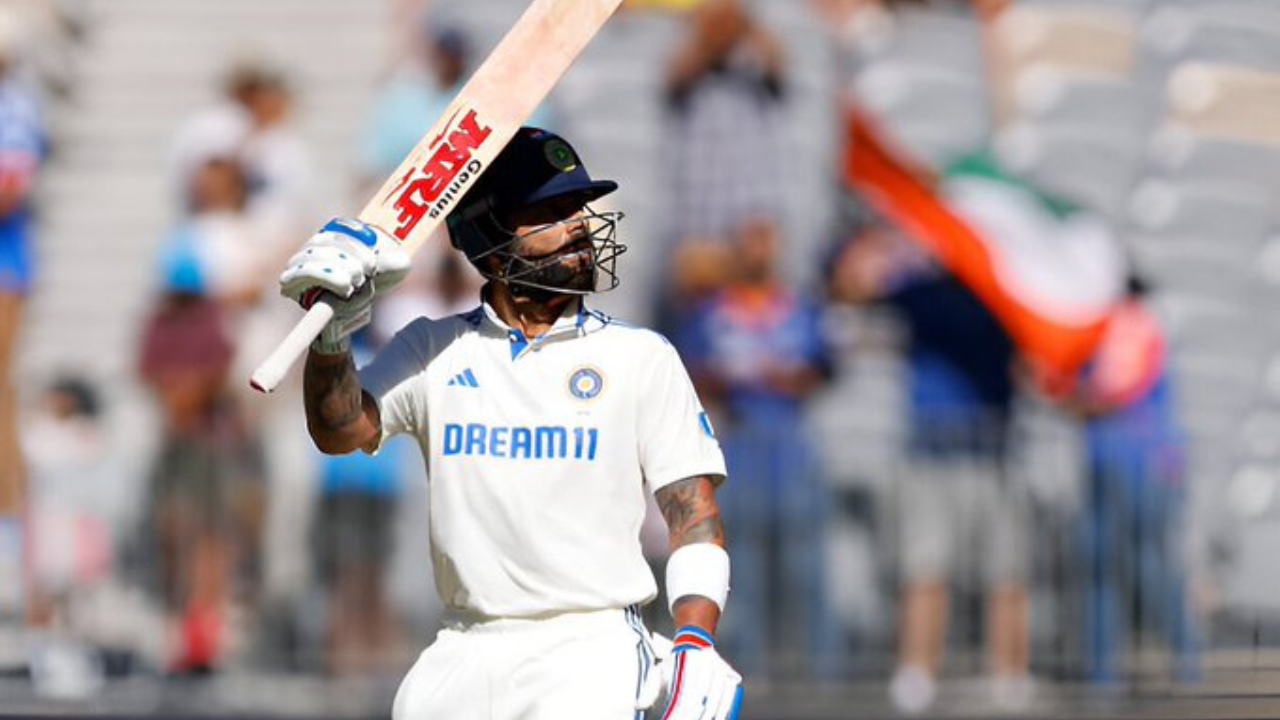 Virat Kohli scored a 100 vs Australia on Sunday