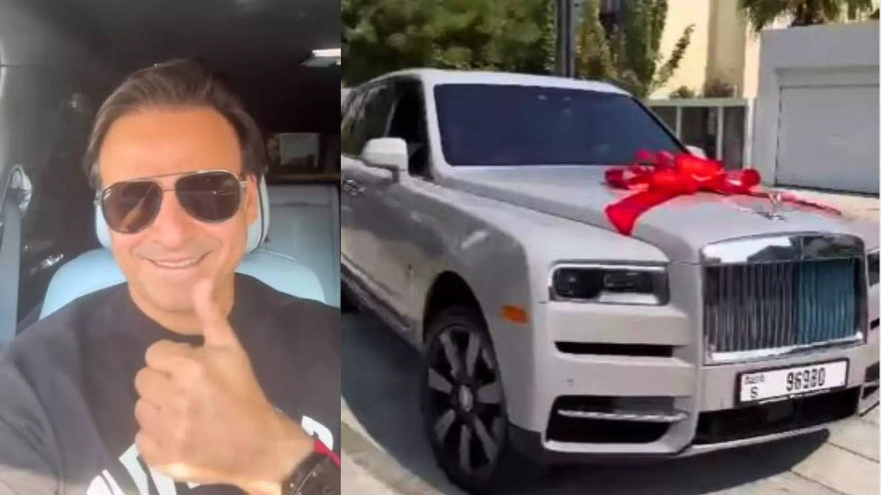 Vivek Oberoi Rolls Royce Cullinan