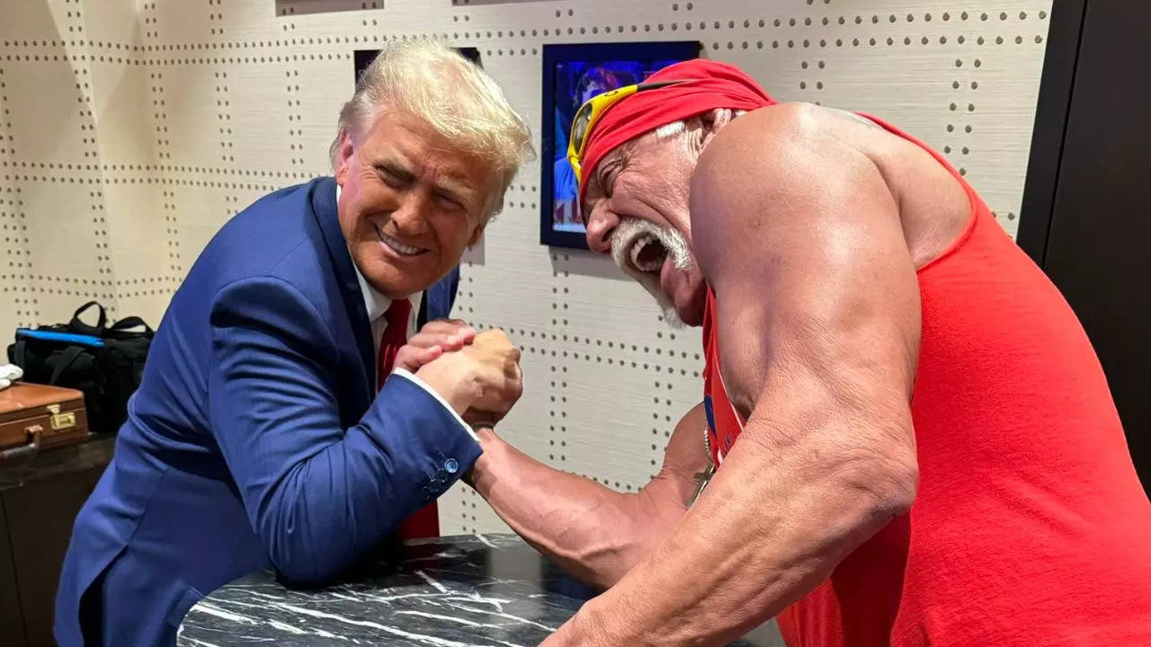 Donald Trump with Hulk Hogan