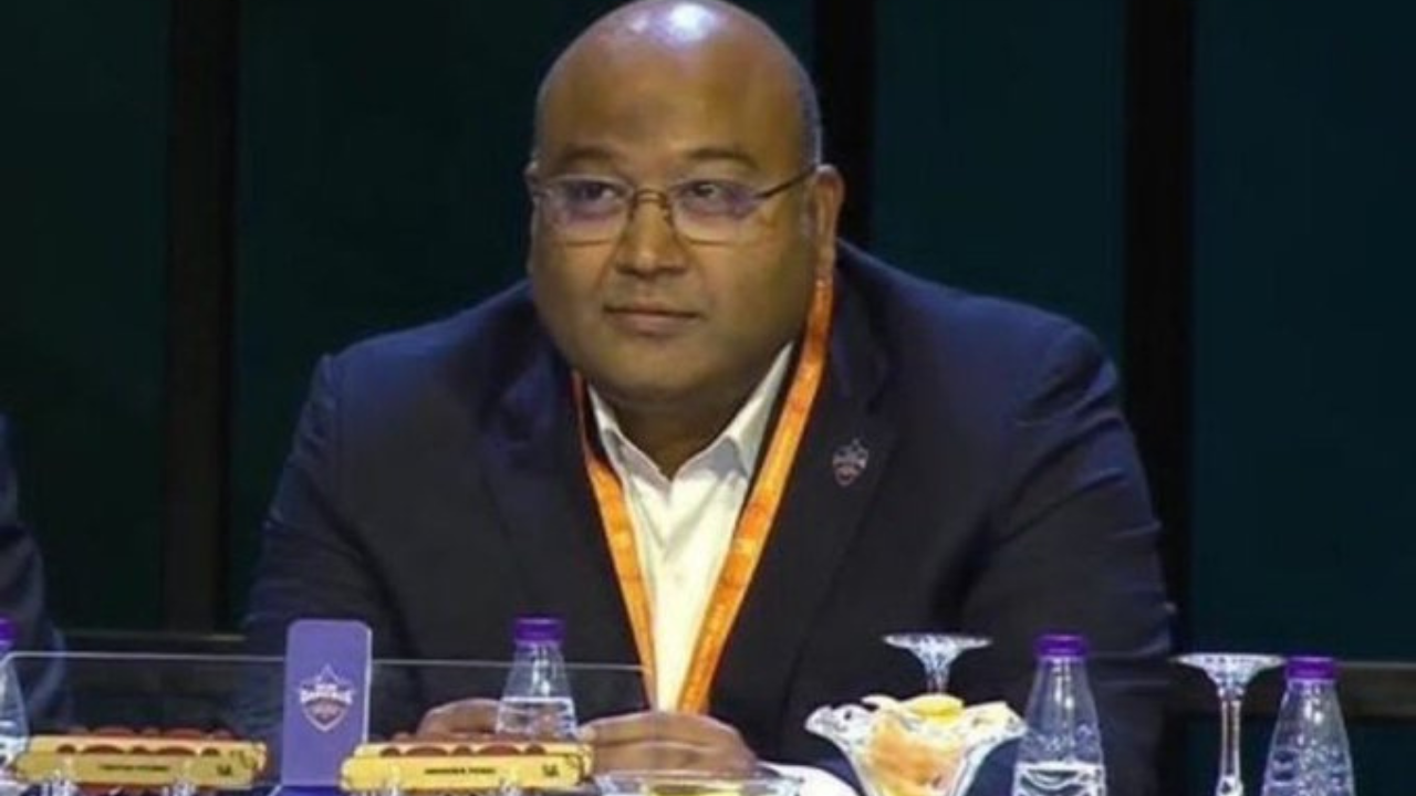 Kiran Kumar Grandhi, DC Co-Owner, At IPL 2025 Auction