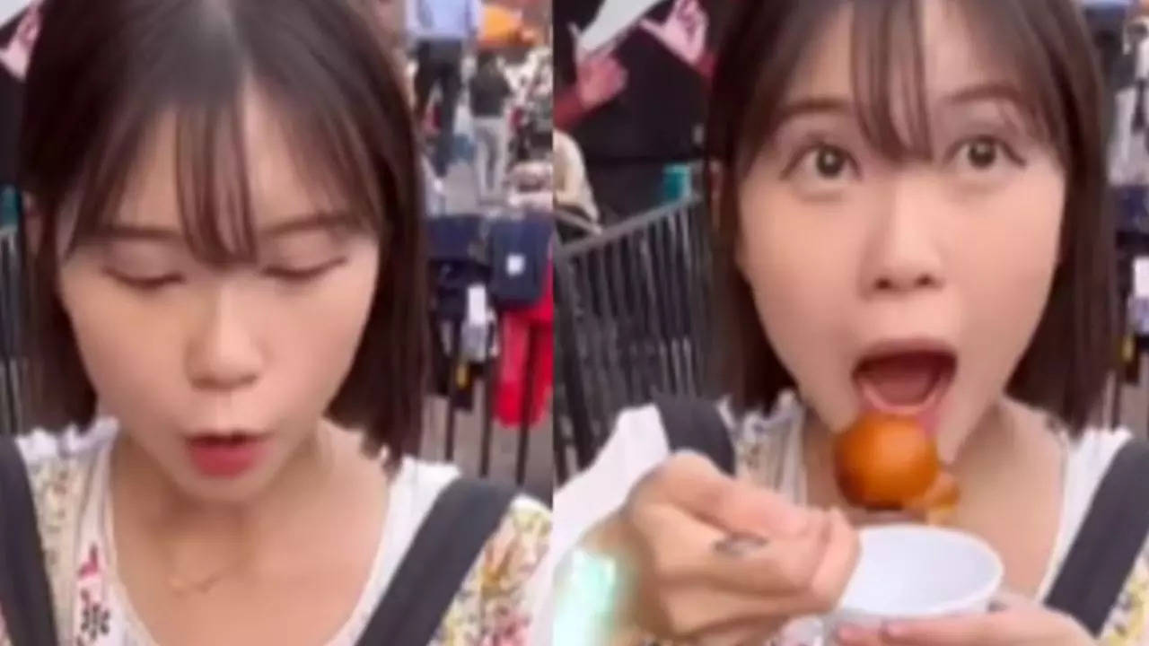 Video Shows Korean Woman Eating Gulab Jamun For The First Time